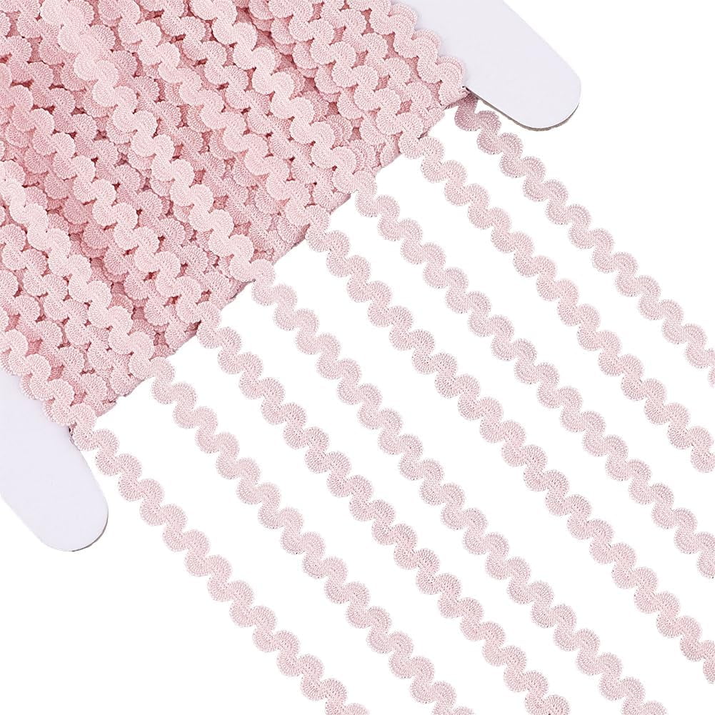 25 Yards Elastic Rick Rack Trim for Sewing 1/4 Inch Christmas RIC Rac ...