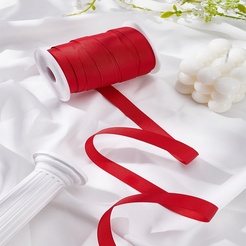 25 Yards High Dense Polyester Grosgrain Ribbons with Plastic Empty ...