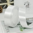 thumbnail image 1 of Satin Ribbon, Solid Fabric Ribbons Roll for Gift Wrapping, Crafts, Wedding Decoration, Handmade Bows, Wrapping Bouquet, Halloween, Christmas, 1 Roll, 0.98 In x 25 Yard, 1 of 8