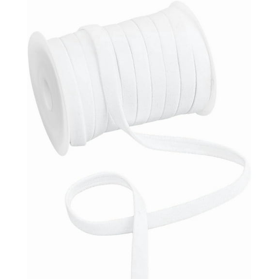 25 Yards Underwire Replacement Bra Cover Band Ribbon White Hollow Nylon Ribbon Bone Casing for DIY Sewing Accessories DIY Wedding Handmade Clothing 0.39 Inch Wide