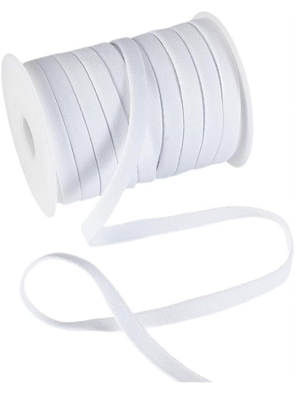 25 Yards White Corset Boning Casing 3/8inch Underwire Replacement Bra Cover Band Ribbon Nylon Bra Plush Back Casing Craft Supply