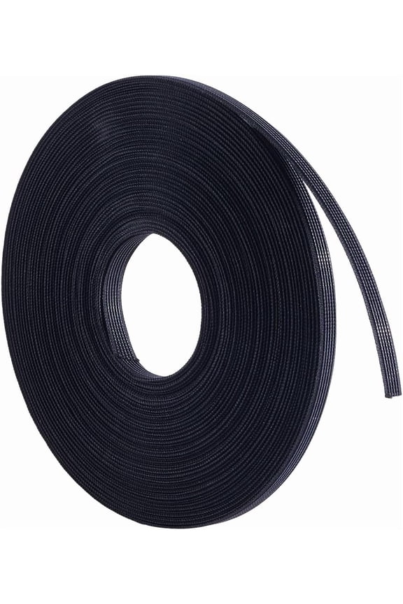 25 Yards x 8mm Wide Boning for Sewing Black High Density Polyester Corset Boning for Sewing Garment Accessories Bra Boning Tool for Wedding Bridal Dress Evening Gowns Lingerie Hats Making DIY