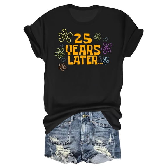 25 Years Later Card Meme T-Shirt – Vintage Humor Anniversary Theme – 25th Birthday or Celebration
