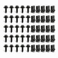 thumbnail image 1 of 25 * bolts 25 * U-nut clips-Black, 1 of 6