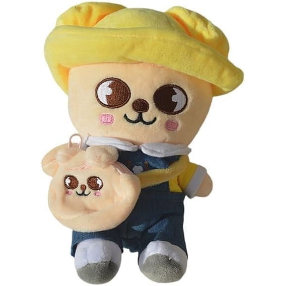 25 cm Kpop Stray Kids Plush Doll Skzoo Cartoon Plush cute Clothing Style SKZ Design for Fans (Puppym)