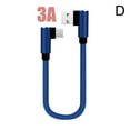 thumbnail image 1 of 25 cm Short 90 Degree USB Type C Charging Cable USB-C Phone Charger Cable/ G2E8, 1 of 9
