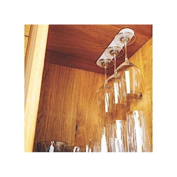 25 cm White Metal Strip with Leather Coating for Magnetic Glasses, Pins & Hooks