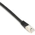 thumbnail image 1 of 25 ft. 26 AWG CAT6 Shielded Patch Cable - Stranded CMR, Black, 1 of 1