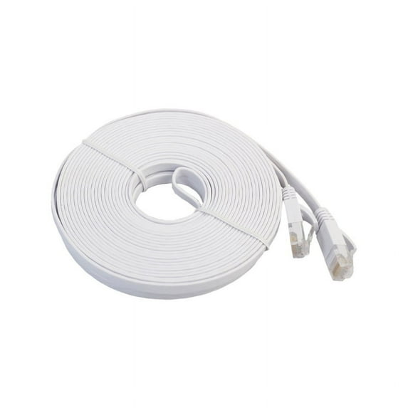 25 ft Cat6 High-Speed Ethernet Cable with Connector - 1Gbps Internet Cord/Patch Cable with F/UTP Foil Shielding and Twisted