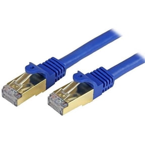 25 ft. Cat6a Patch Shielded STP Cable Blue