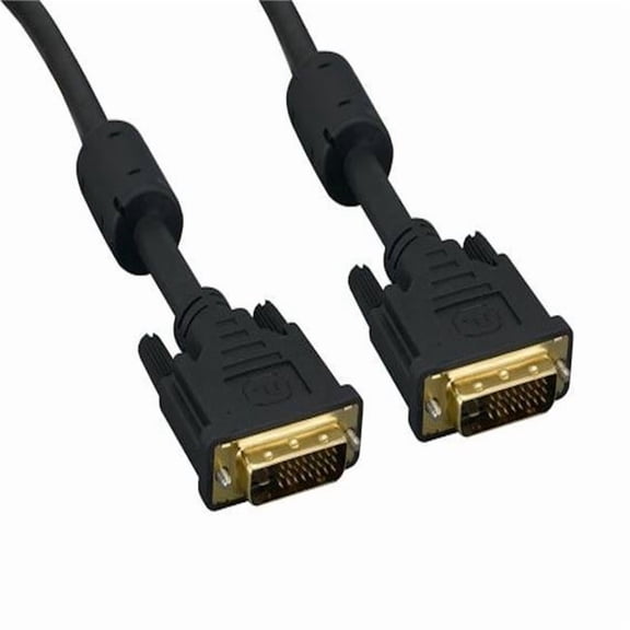 25 ft. DVI-D Male to Male Dual Link Digital Video Cable, 24 AWG - Black