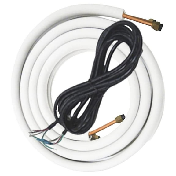25 ft Lineset for 12/18,000 Air Handler Mini Split - 1/4" x 1/2"