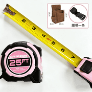 25 ft Retractable Tape Measure - Start Makers Measuring Tape with Fractions for for Womens Tool Kit with Tool Belt
