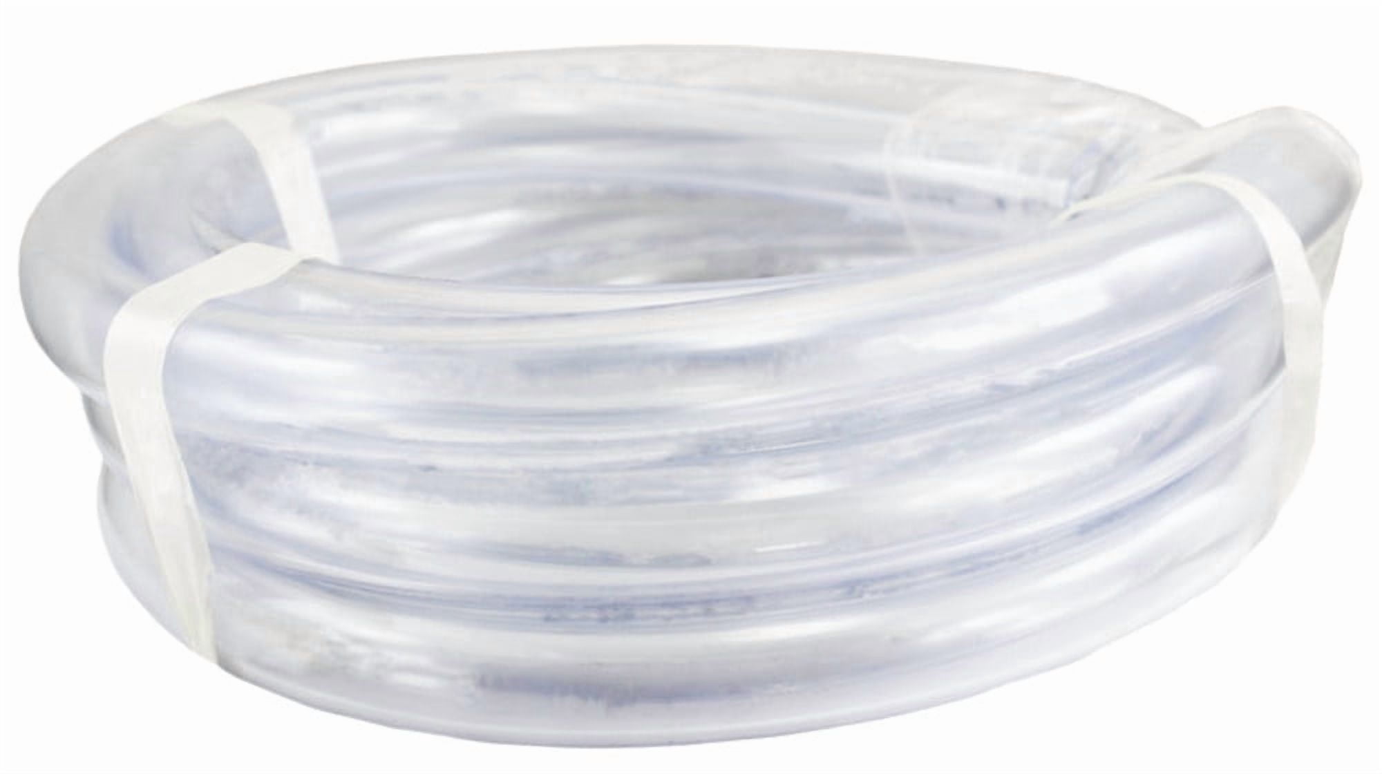 25 ft x 5/8 ID Low Pressure Clear Flexible PVC Tubing Heavy Duty UV ...