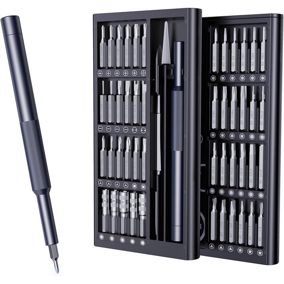 25-in-1 Small Precision Screwdriver Set, Professional Magnetic Mini Repair Tool Kit for Phone, Computer, Watch, Laptop, Macbook, Ring Doorbell, Eyeglass, Electronic, [Bearing Steel] Screw Driver