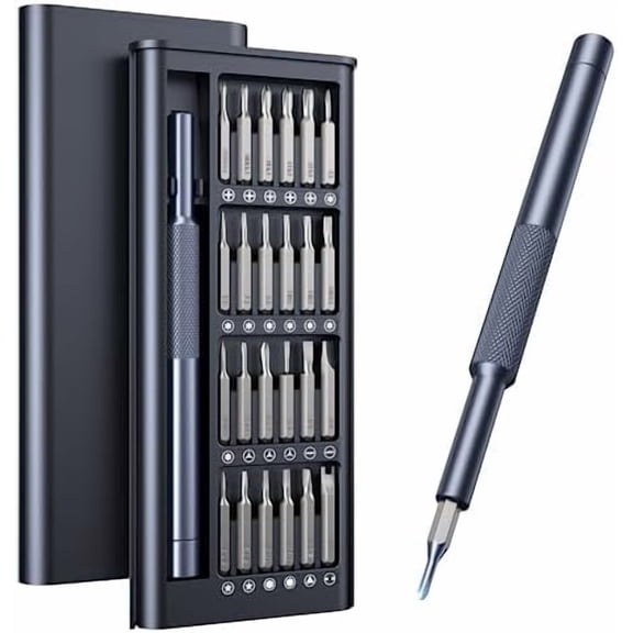 25-in-1 Small Precision Screwdriver Set, Professional Magnetic Mini Repair Tool Kit for Phone, Computer, Watch, Laptop, Macbook, Ring Doorbell, Eyeglass, Electronic, [Bearing Steel] Screw Driver