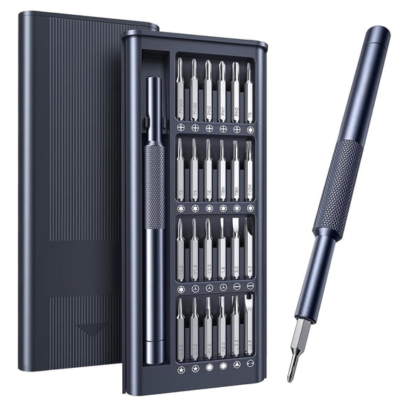 25-in-1 Small Precision Screwdriver Set, Professional Magnetic Mini Repair Tool Kit for Phone, Computer, Watch, Laptop, Ring Doorbell, Eyeglass, Electronic, Bearing Steel Screw Driver