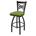 thumbnail image 1 of 25 in. 820 Catalina Swivel Counter Stool with Black Wrinkle Finish & Canter Kiwi Green Seat, 1 of 1