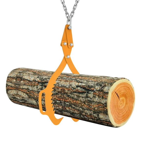 25 in Claw Hook Log Lifting Tongs Heavy Duty Grapple Timber Claw 1000kg/2200lbs