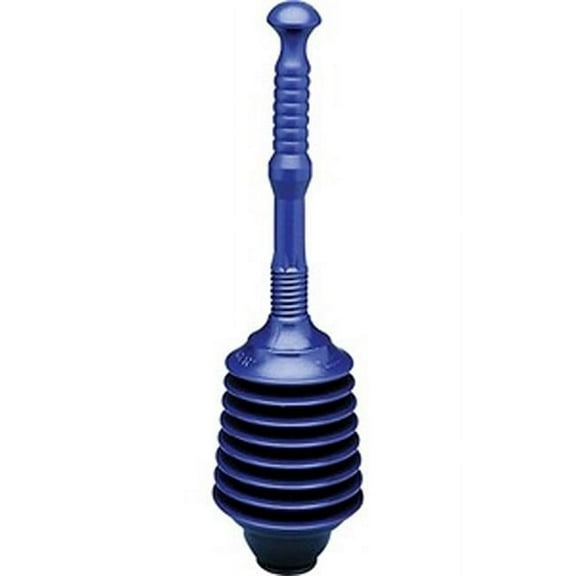 25 in. Deluxe Professional Plunger, Dark Blue