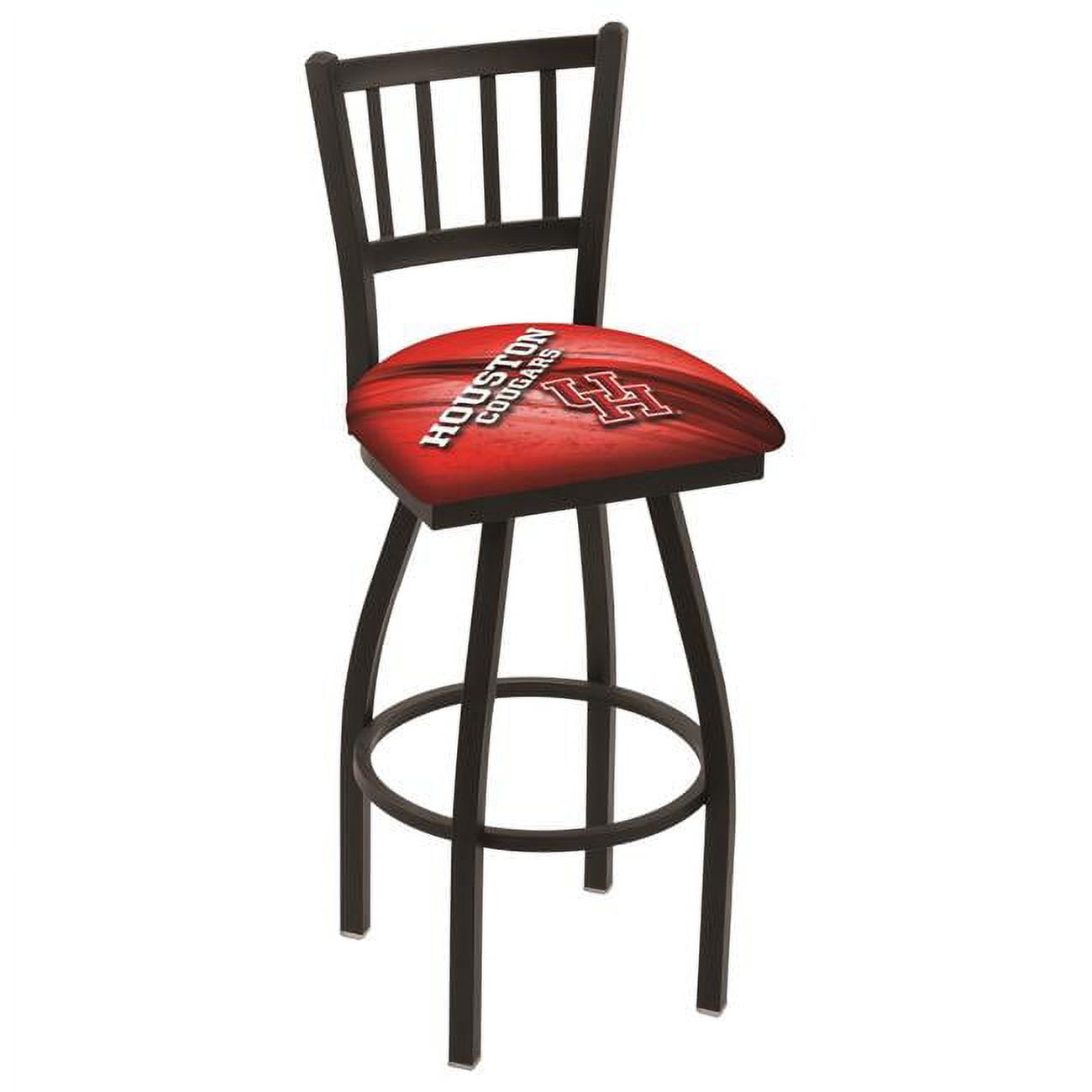 25 in. Houston Bar Stool with Cougars Logo Swivel Seat