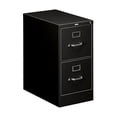 thumbnail image 1 of 25 in. Locking Letter 2-Drawer Vertical File Cabinet, Black, 1 of 1