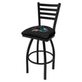 thumbnail image 1 of 25 in. San Jose Sharks Swivel Counter Stool in Black Wrinkle, 1 of 2