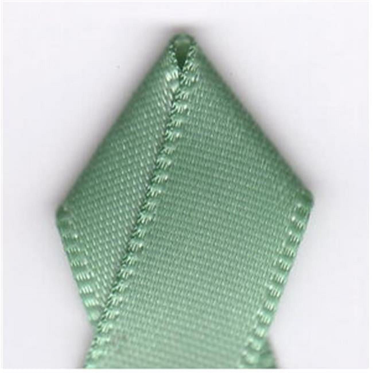 25 in. Single-Face Satin Ribbon 100 Yards - Sage Green