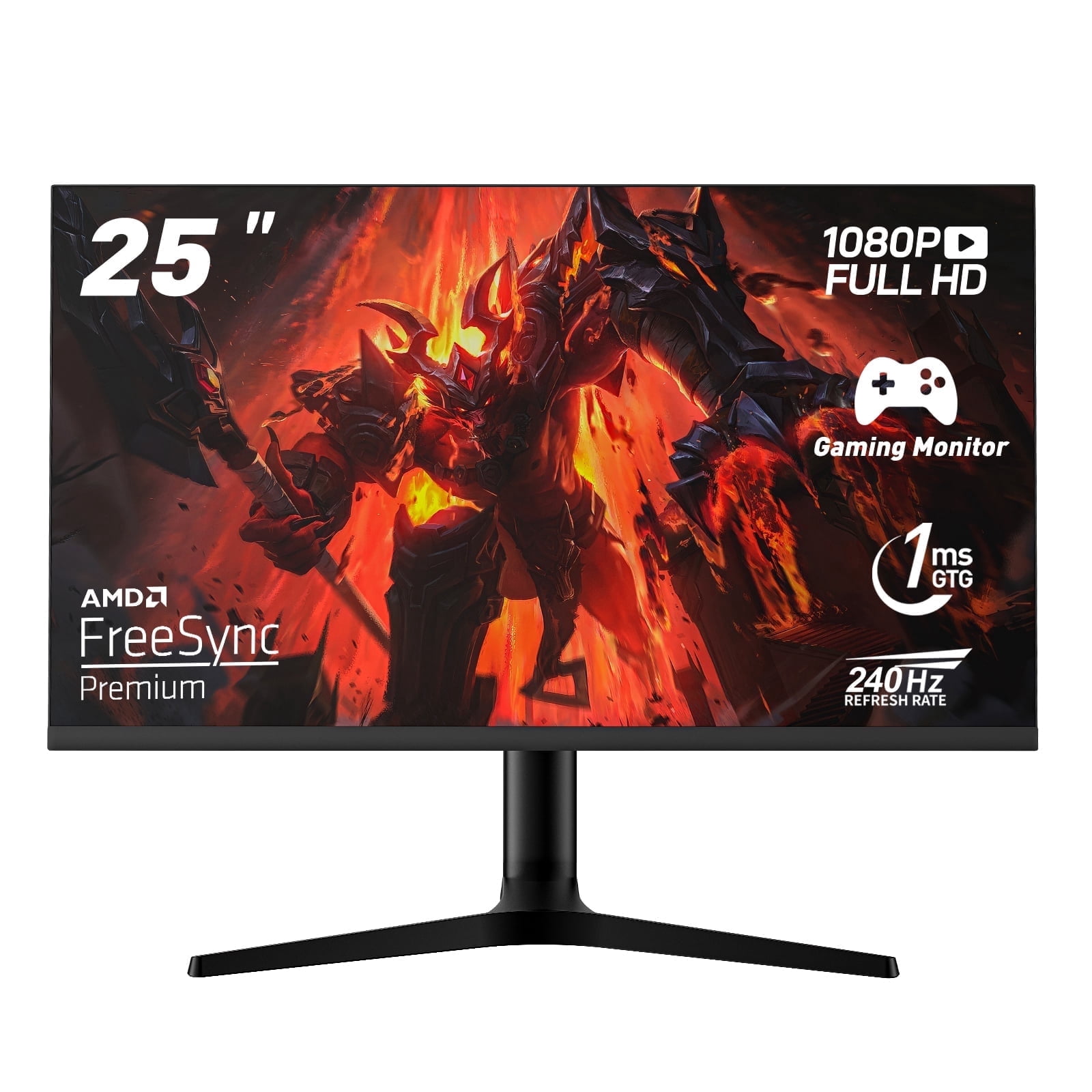 25 inch (24.5 inch) Gaming Monitor 240Hz 1ms MPRT Full HD 126% sRGB ...