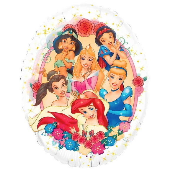 25 inch Disney Princess Clear Foil Mylar Balloon - Party Supplies Decorations