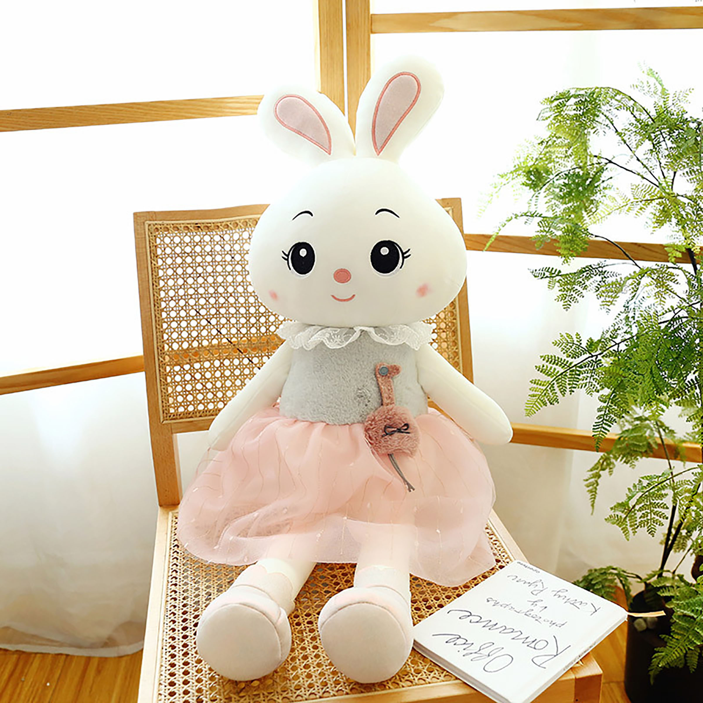 25 inch Soft and Cute Plush Rabbit,Washable,Children's Girls Party ...