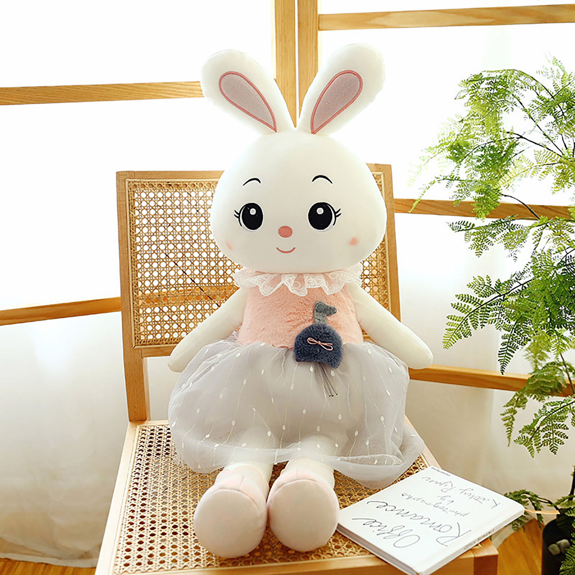 25 inch Soft and Cute Plush Rabbit,Washable,Children's Girls Party ...