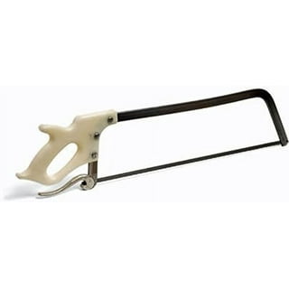 Stainless steel hacksaw blade outlet for meat