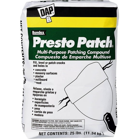 25 lb Dap 58552 Presto Patch High Performance Patching Compound