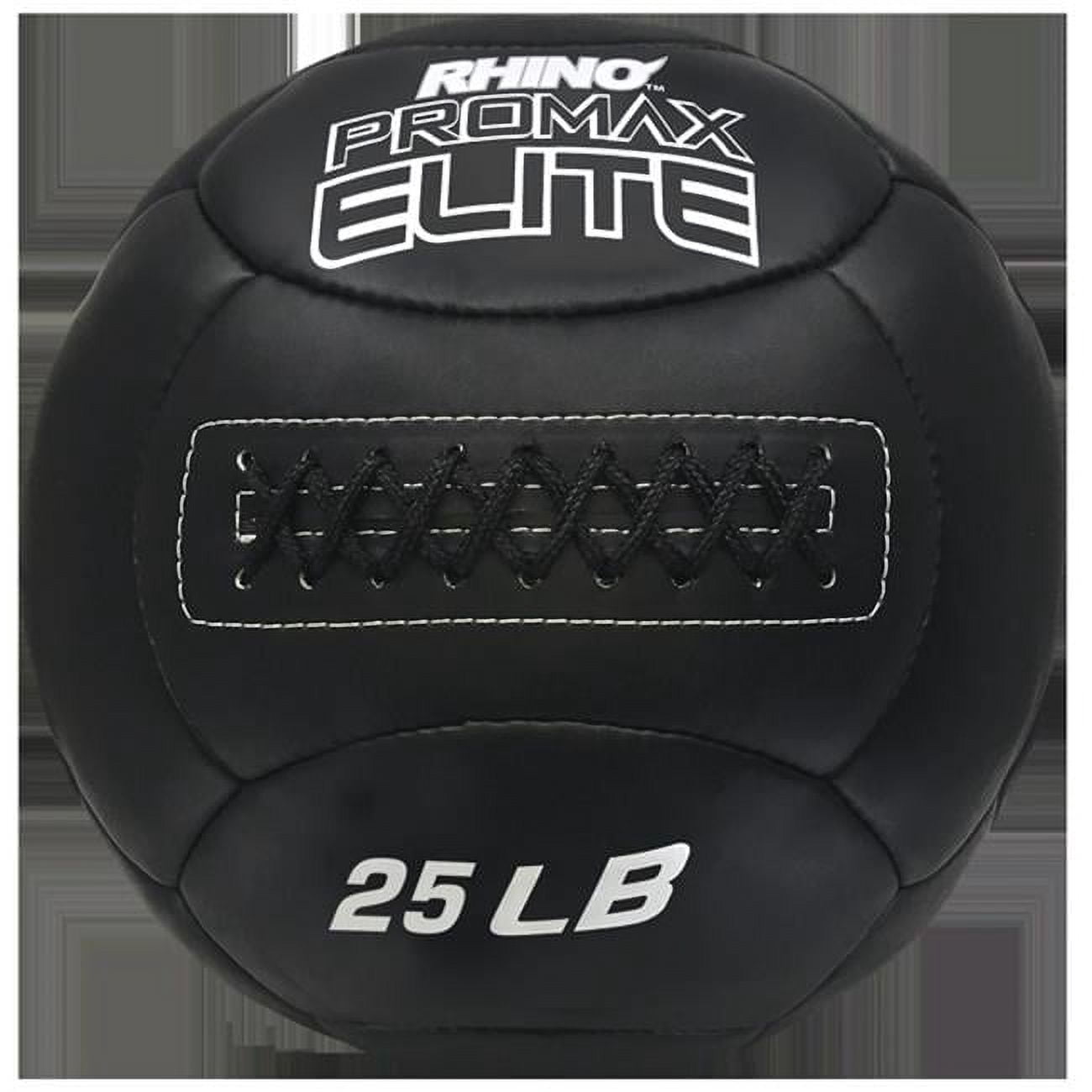 25 lbs Rhino Promax Elite Medicine Ball, Black