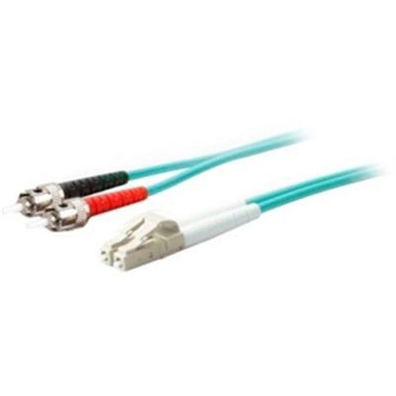 25 m. Laser Optimized Multi-Mode Fiber Duplex Aqua Patch Cable