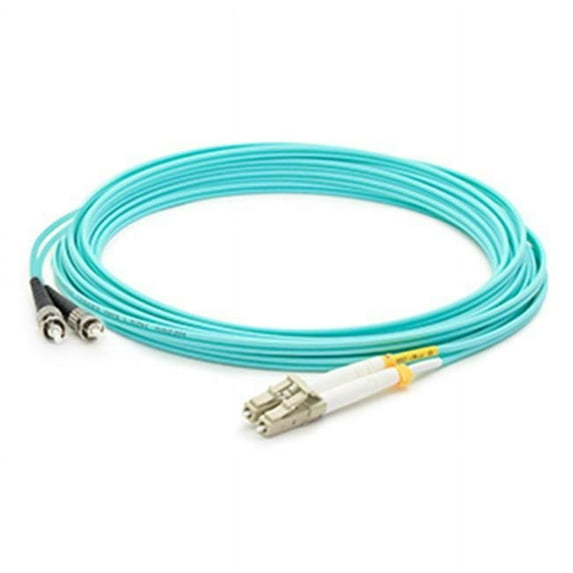 25 m. Laser Optimized Multi-Mode Fiber Duplex Aqua Patch Cable