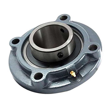 25 mm 4-Bolt Piloted Flange Cast Iron UCFC205 Mounted Bearing UC205+FC205 QTY:1