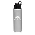 thumbnail image 1 of 25 oz Aluminum Sports Water Travel Bottle Wrestle Wrestling (Silver), 1 of 1