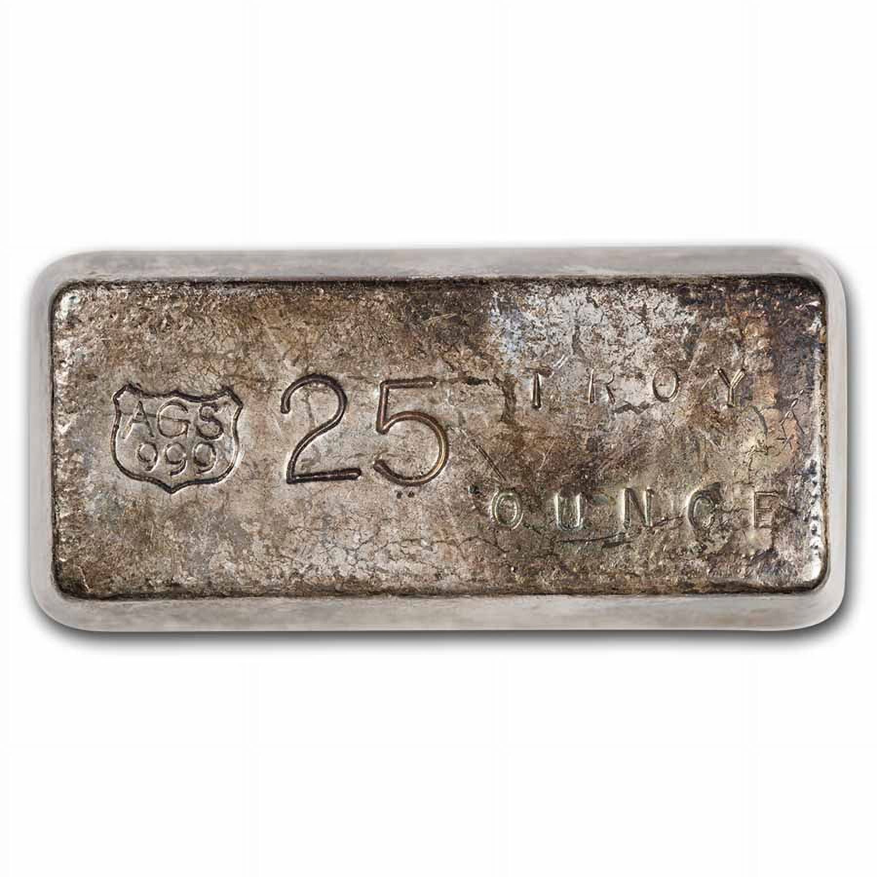 25 oz Silver Bar - AGS