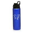 thumbnail image 1 of 25 oz Water Bottle Sports Travel Mug Gift 50 Year Old Superstar Unicorn Funny 50th Birthday (Blue), 1 of 1