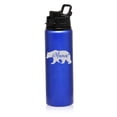thumbnail image 1 of 25 oz Water Bottle Sports Travel Mug Gift Mama Bear Mom Mother (Blue), 1 of 1