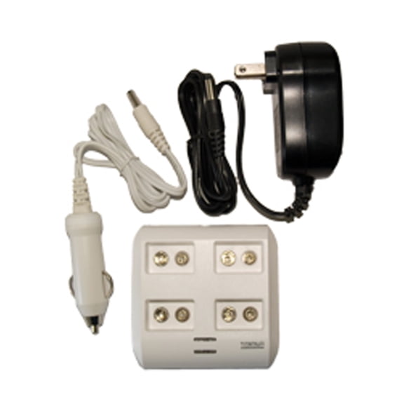 25-pack 4 Bay 9 Volt Smart Battery Chargers