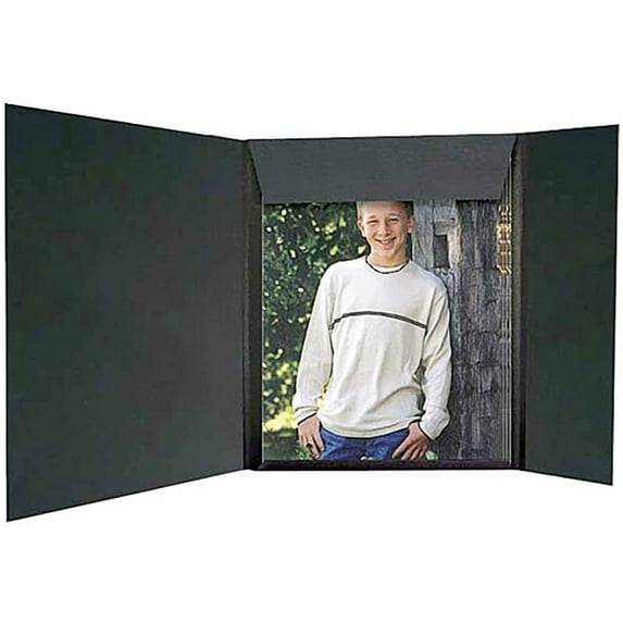 (25 pack) Black cardstock Presentation Folders sold in 25s - 8x10
