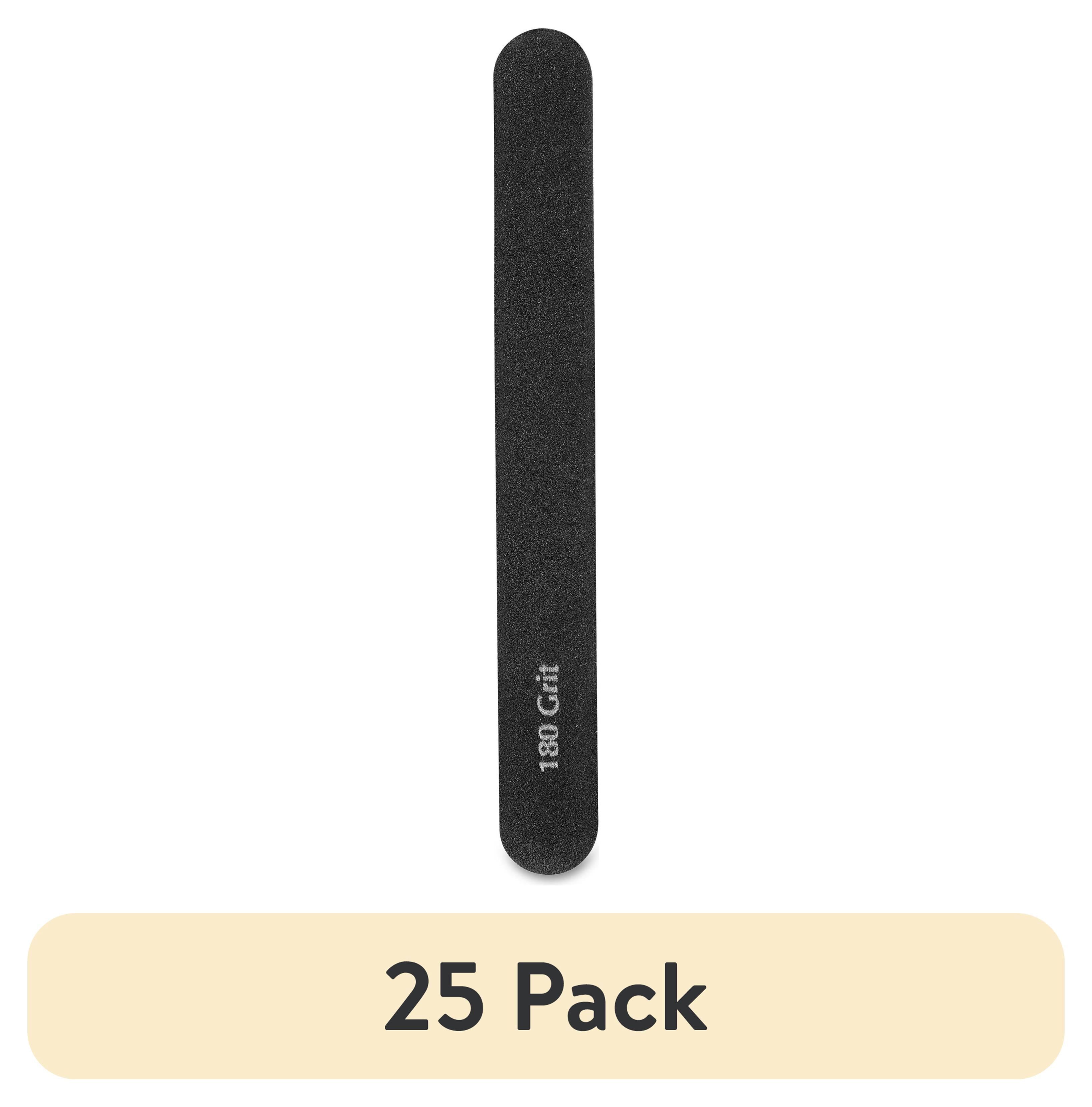 (25 pack) Equate 100/180-Grit Salon-Style Files, Black, 2 Count