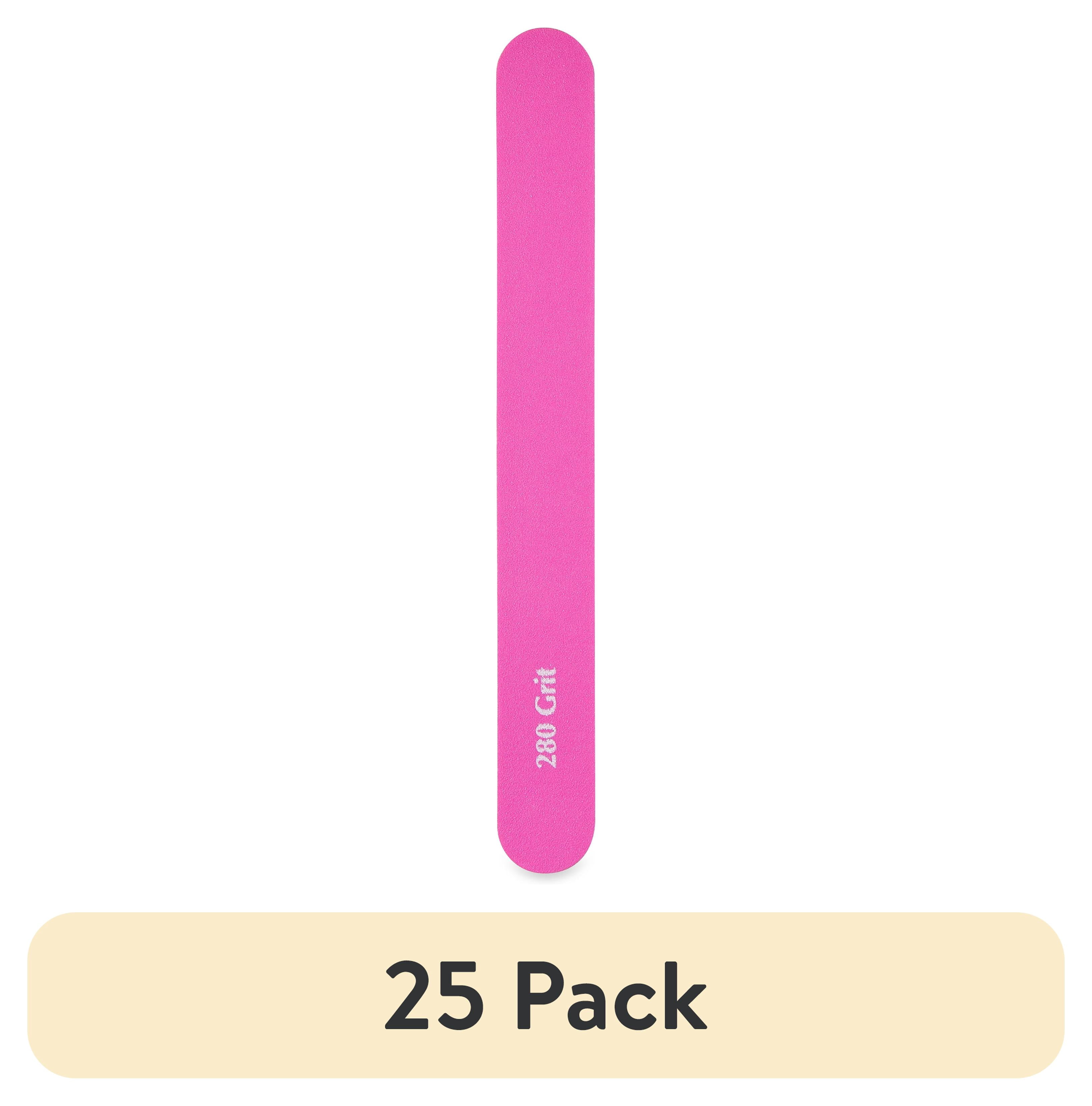 (25 pack) Equate 280/320-Grit Salon-Style Files, Pink, 2 Count