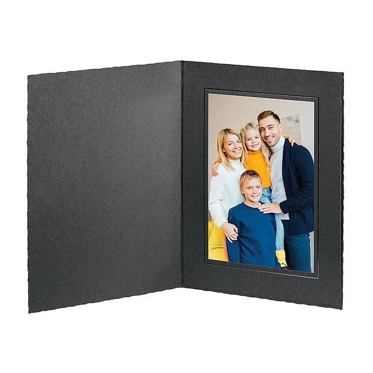 (25 pack) Tap T-50 Portrait Folders 8x10 frame Black w BLK border sold ...