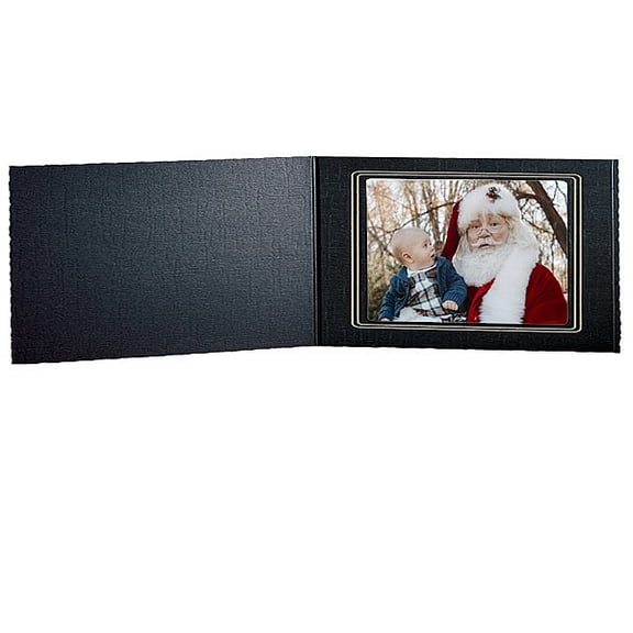 (25 pack) WINSLOW Photo-mount BLACK w gold foil border 10x8 frame by TAP  sold in 25 s  - 8x10