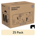 Heavy Box To Move (25 pack) Walmart Medium Heavy Duty Moving Box, Kraft, 22