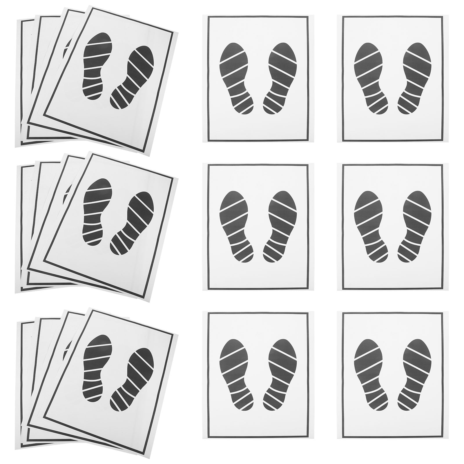 25 pcs Disposable Auto Floor Protection Mat Portable Paper Floor Mats